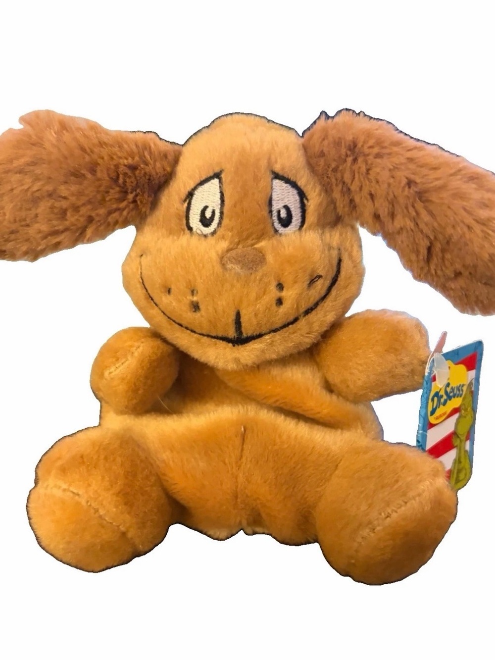 Dr. Seuss Max -Orange Plush Dog with Brown Ears - Soft Character Stuffed Animal